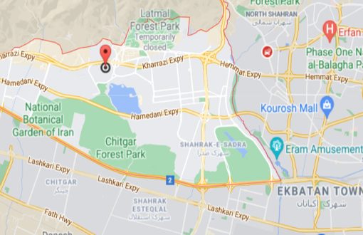 نقشه آینده منطقه 22 تهران